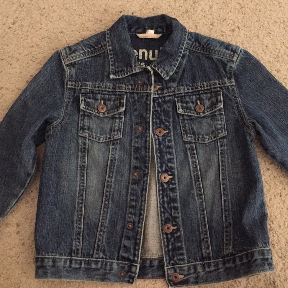 Oshkosh jean denim jacket size 5T
